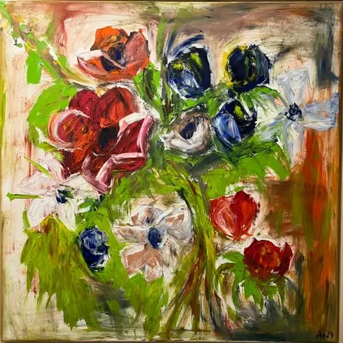 Karin Arico, Estate, 100 x 100, Öl, 2023