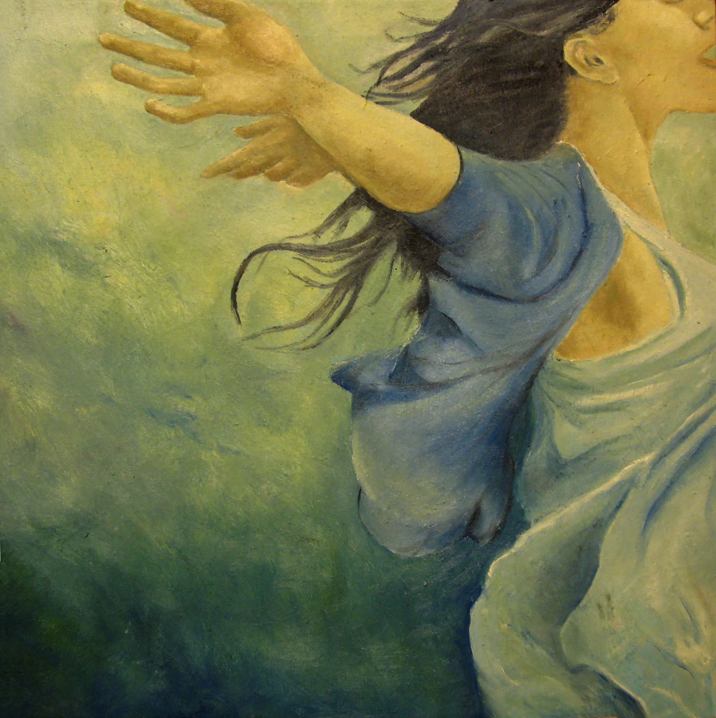 Kunststück: „feel free“
Öl auf Leinwand / 80 x 80 cm